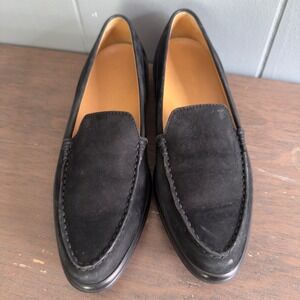 Tod's Nubuck Gommino‎ Soft Loafers Black Driving Men's 7 EU 40 Narrow Fit Italy